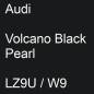 Preview: Audi, Volcano Black Pearl, LZ9U / W9.